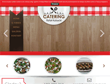 Tablet Screenshot of catering-kubacki.net